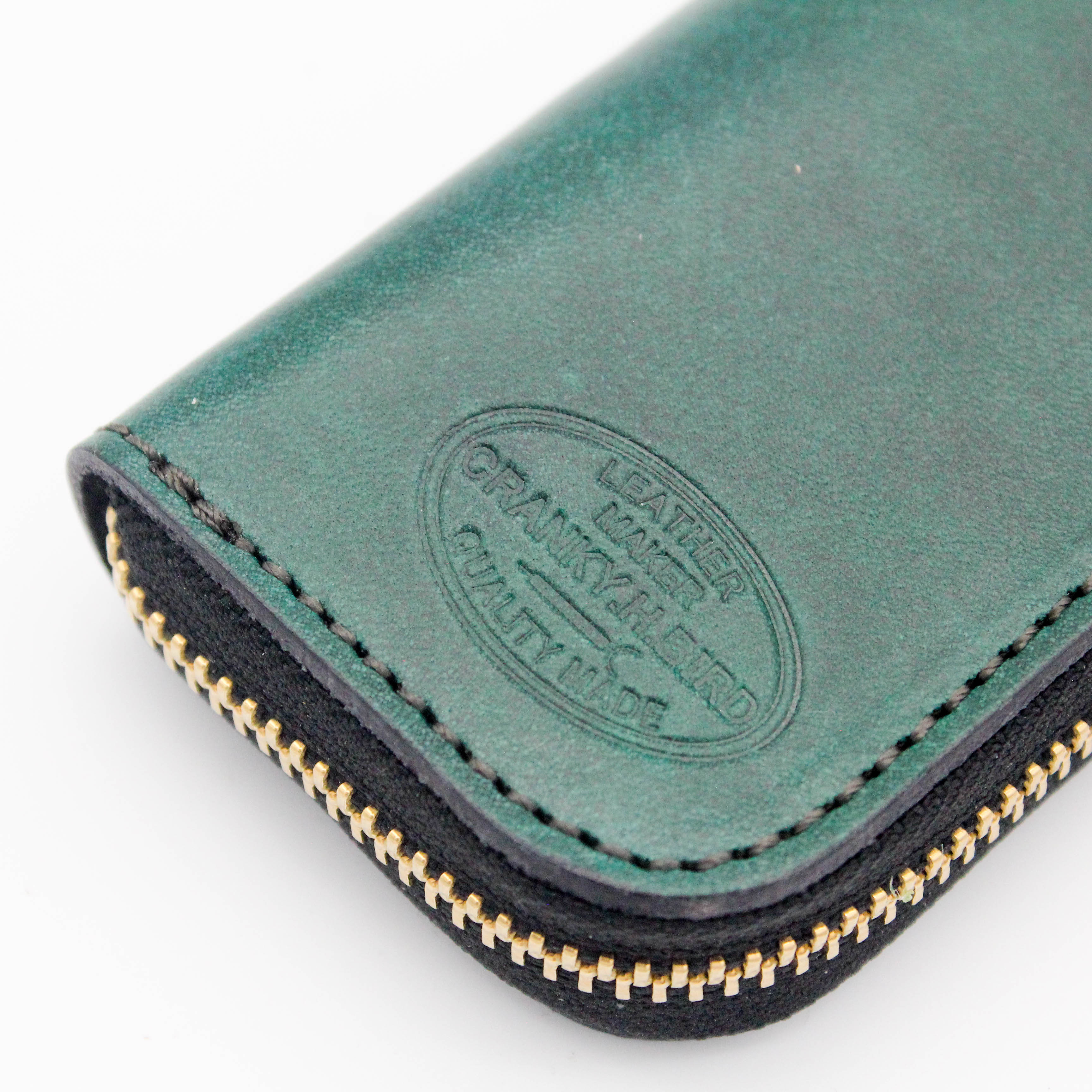 【受注生産】スマートキー収納キーケース（アンティーク）　ヌメ革　手染め　アンティーク染め　名入れ可