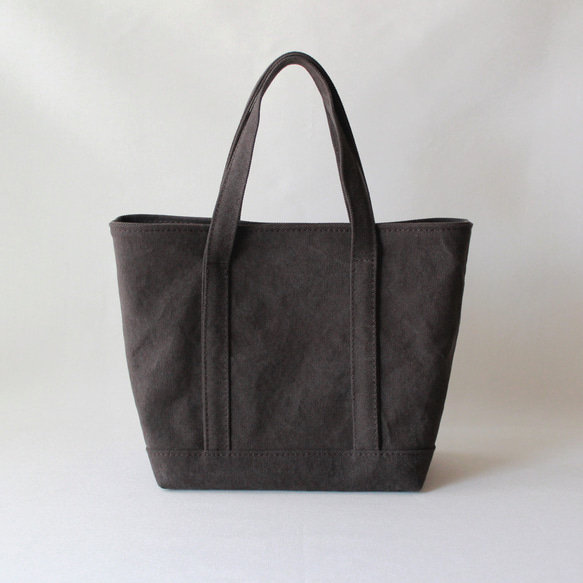 STANDARD TOTE【Ｓサイズ】/チョコレートブラウン/倉敷帆布使用 1枚目の画像