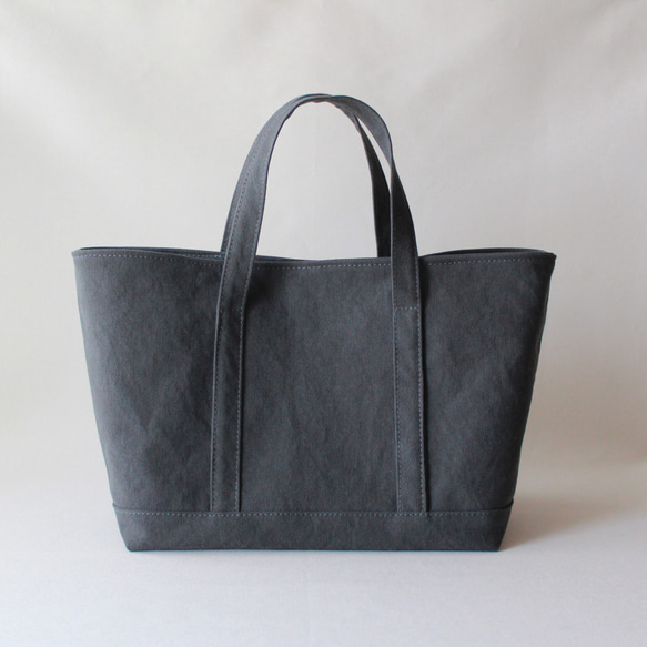 STANDARD TOTE【Mサイズ】/チャコールグレー/倉敷帆布使用 1枚目の画像