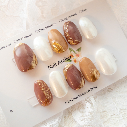 □専用ページ【aktm214さま】オーダーネイルチップ2点 韓国で特許取得