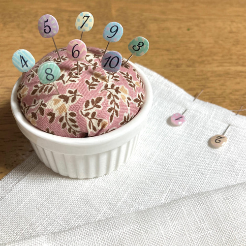 数字”のまち針 その他雑貨 まるたけ工房 通販 16372189｜Creema(クリーマ)