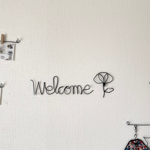 welcome ワイヤークラフト ガーランド にこちゃん 通販 16372293