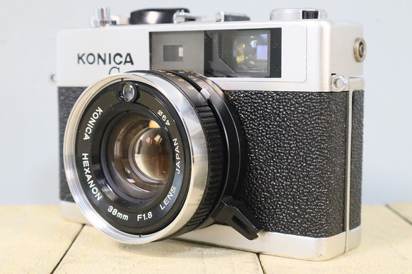 【完動品】【3ヶ月保証】オールドフィルムカメラ コニカ KONICA C35 FD　S/N 179413  m047 2枚目の画像