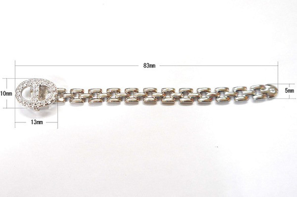 ベルトリング ベルト デコ素材 フリーサイズ 指輪 リング ハンドメイド デコ土台 シルバー 楕円形 バックル Bタイプ 3枚目の画像