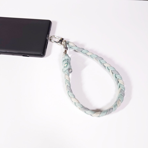 ミサンガハンドストラップ】 パラコード スマホ 携帯♦️ 携帯 