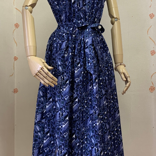 NO:（18）プロ仕立て&綿生地（刺繍入り）ワンピース ワンピース 着物 