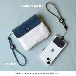 パラコード ハンドストラップ 単品 ロングストラップ スマホストラップ 落下防止 ミックスカラー アウトドア 金属不使用 5枚目の画像