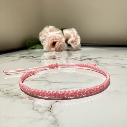 ミサンガ ブレスレット ピンク ブレスレット アカネ 通販 16374279