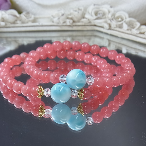 高品質インカローズブレスレット3点おまとめ♡ 高品質インカローズブレスレット3点おまとめ♡