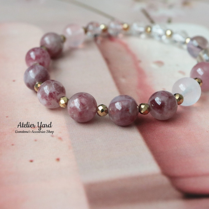 no.523「運気を好転させる」ピンクトルマリン、アメトリン、ムーン