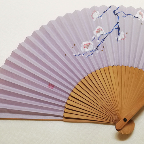 白壇風扇子2個セット （白檀象牙扇子2018｜親骨に象牙を用いた