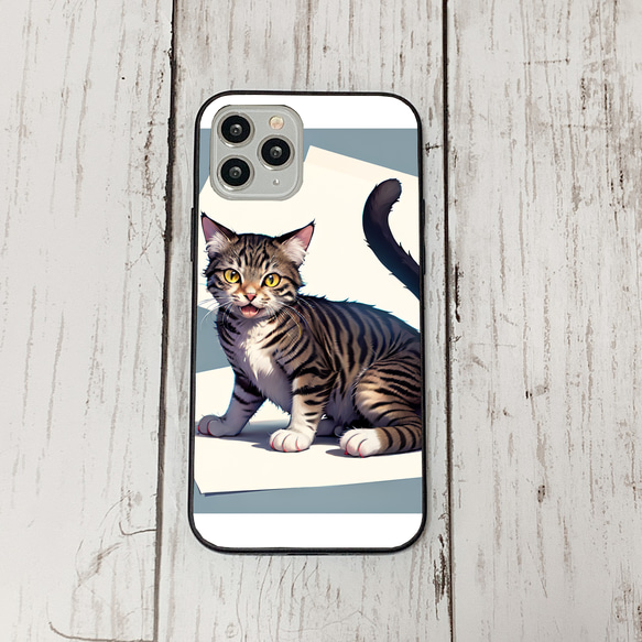 iphoneケース2-3-10 iphone 強化ガラス 猫・ねこ・ネコちゃん 箱21 かわいい アイフォン iface 1枚目の画像
