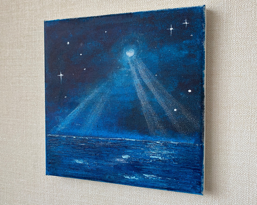 癒しの水彩画1081 天使の梯子