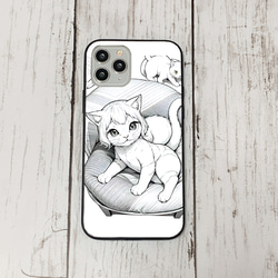 iphoneケース2-3-24 iphone 強化ガラス 猫・ねこ・ネコちゃん 箱21 かわいい アイフォン iface 1枚目の画像
