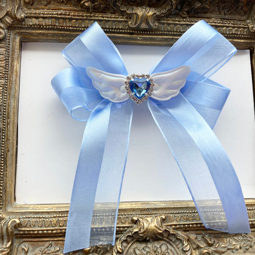 ビッグたらりんリボン♡浴衣♡天使の羽♡ウェディング♡オーガンジー