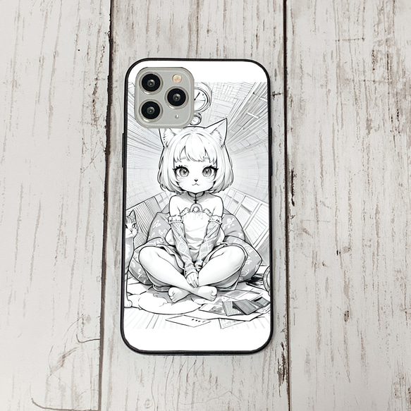 iphoneケース3-4-21 iphone 強化ガラス 猫・ねこ・ネコちゃん 箱21 かわいい アイフォン iface 1枚目の画像