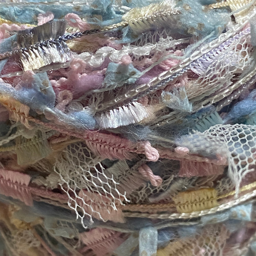 オリジナル引き揃え糸 5m パステル/アヴリル ファンシーヤーン 102  