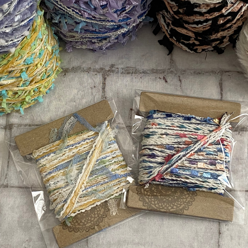 オリジナル引き揃え糸 5m パステル/アヴリル ファンシーヤーン 102  