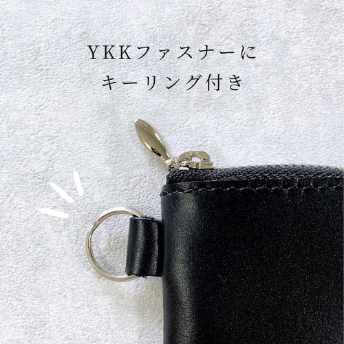 コインケース 革 メンズ レディース 小銭入れ L字ファスナー