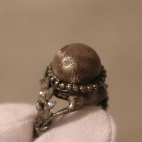 Alcues アルキューズ フランスアンティークボタンの指輪 指輪・リング