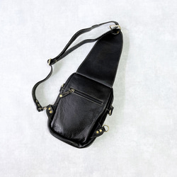 ボディバッグ メンズ 本革 大容量 斜め掛け ワンショルダー バッグ かばん カバン 鞄 8枚目の画像