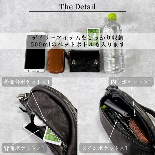 ボディバッグ 本革 メンズ ワンショルダーバッグ 革 斜め掛けバッグ 大容量 ボディバッグ メンズ 本革 軽量 ショルダーバッグ ワン