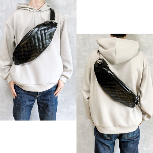 ボディバッグ メンズ 本革 大容量 斜め掛け ワンショルダー バッグ