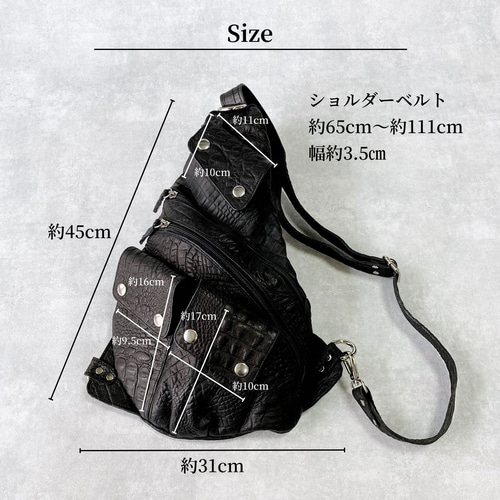 【人気商品！】 ボディバッグ ワンショルダー 斜め掛け 大容量 本革 メンズ バッグ