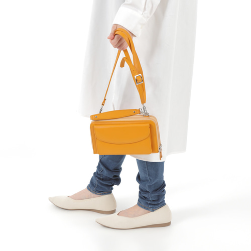 3way お財布ショルダー 本革バッグ ショルダーバッグ スマホポーチ