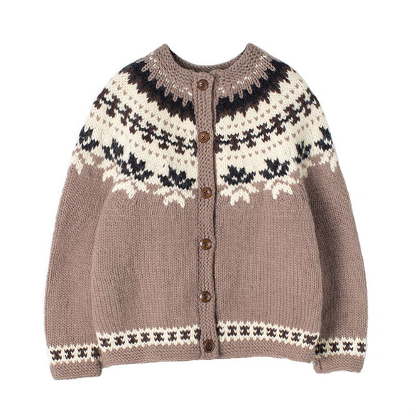 手編み  セーター creema 限定  復古文芸のスタイル 贈り  冬の保温   850g      受付生産 1枚目の画像