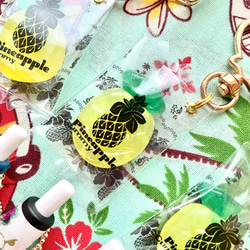 ALOHA pineapple Gummi candy packaged charm 3枚目の画像