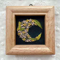 刺繍フレーム ひな祭り×梅 お雛様 壁飾り インテリア雑貨 シンプル 春