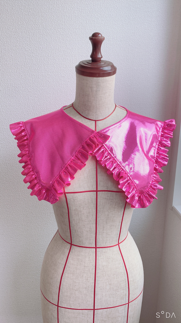 メタリックつけ襟（セーラー） ピンク その他トップス 綾津工房 通販