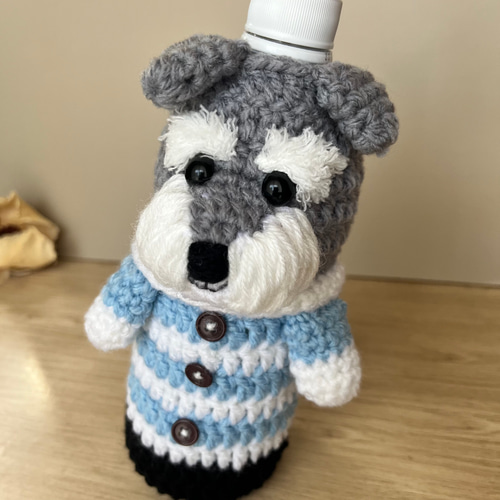 marozo様　ハンドメイド　ペットボトルカバー　柴犬　シュナウザー　シーズー Enjeau(アーンジョー)：選べる 犬柄 ペットボトルホルダー
