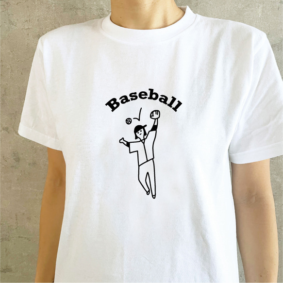 【名前可】部活Tシャツ 野球 2枚目の画像