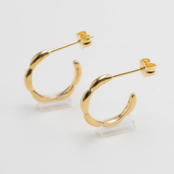 Ripple Earrings S Gold 7枚目の画像