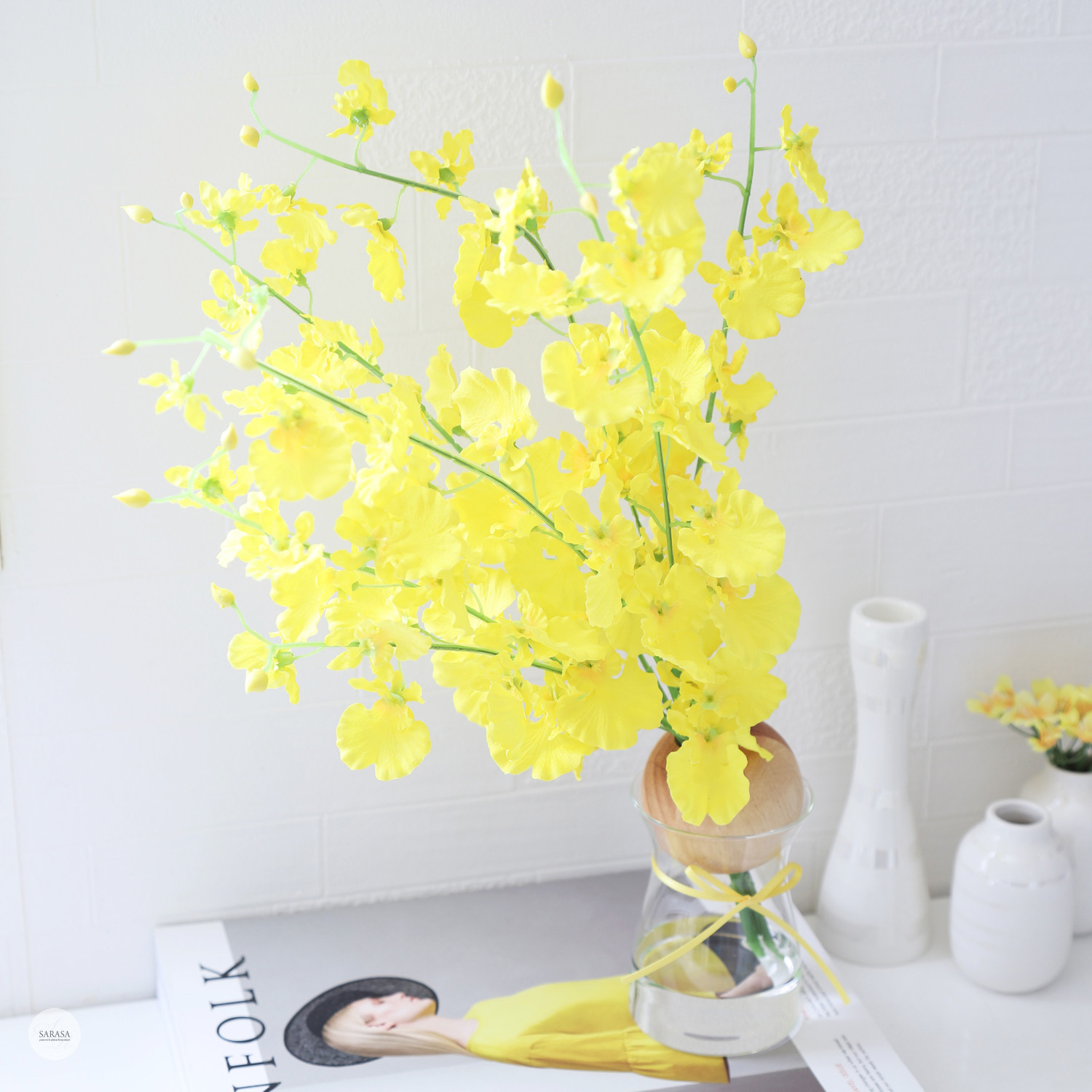 (マジカルウォーターアレンジ)イエローオンシジウム