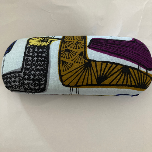 【スーパーセール】 ☆ミナペルホネンメガネケース鳥☆ハンドメイド⭐︎ブルー 財布・ケース・小物入れ