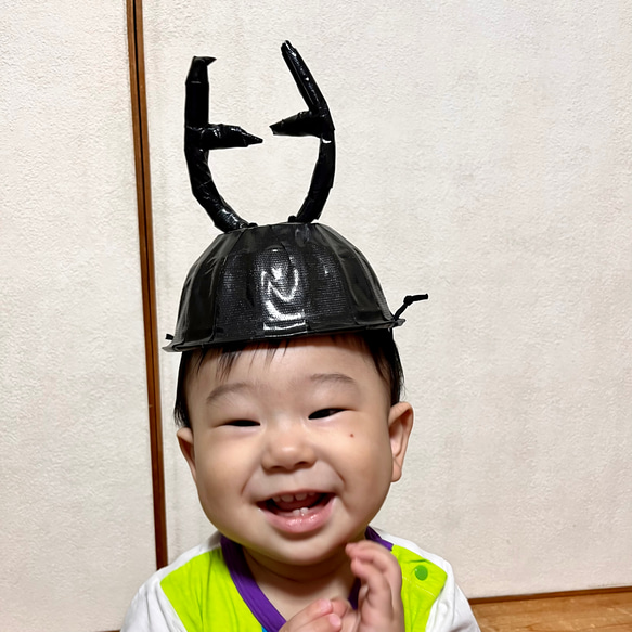 クワガタさん帽子 2枚目の画像