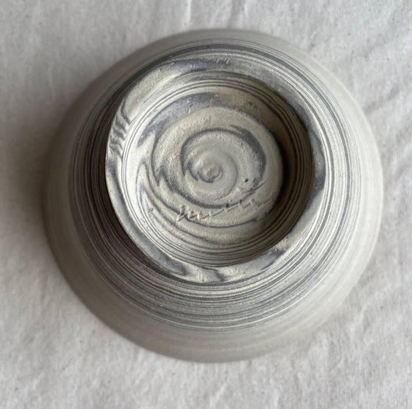 marble 中鉢　white/purple/gray1 3枚目の画像