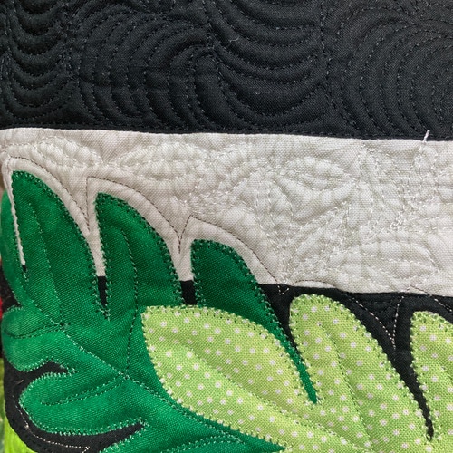 ハワイアンキルト バック パッチワーク トートバッグ ホヌ プルメリア