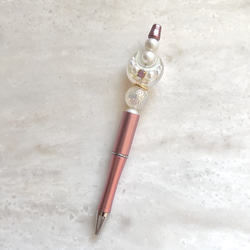 ✿22❤️ カスタムボールペン　人気　ハート　ボールペン　薔薇　ガラスビーズ ✿22❤️ カスタムボールペン 人気 ハート ボールペン 薔薇