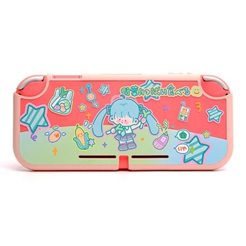 Nintendo Switch Lite ケース 3色 兎と大根レバーケース 初音ミク Miku