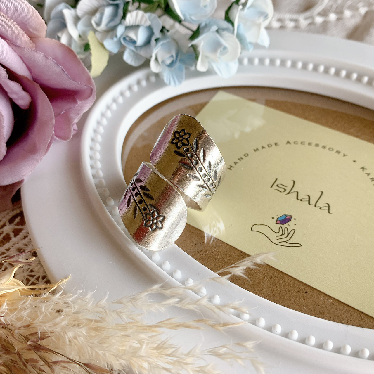 カレンシルバーリング(リーフモチーフ⑤)