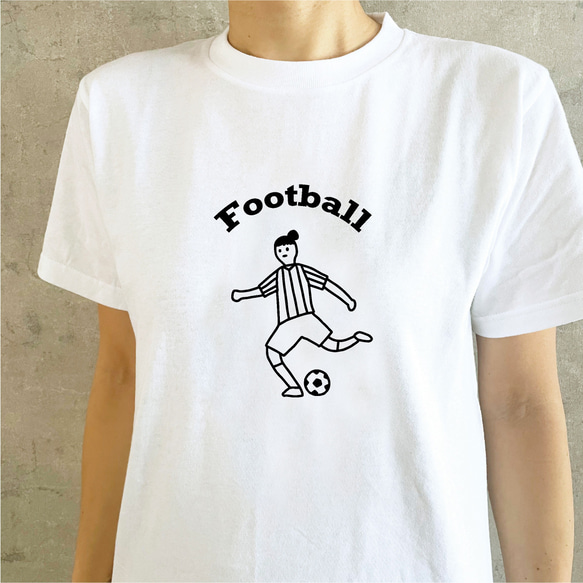 【名前可】部活Tシャツ サッカー 2枚目の画像