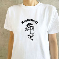 【名前可】部活Tシャツ バスケットボール 2枚目の画像