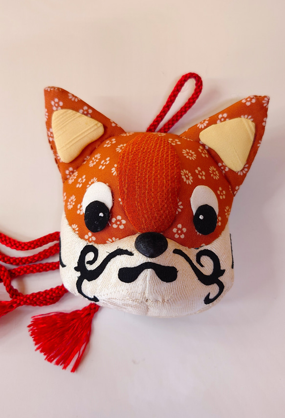 出来上がり】犬面ミニサイズ その他インテリア雑貨 和小物キット専門店