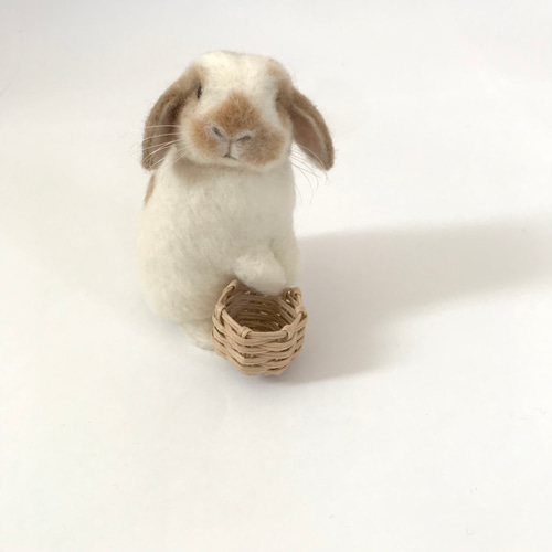 うさぎ 羊毛フェルト ロップイヤー ホーランドロップ ミニうさぎ