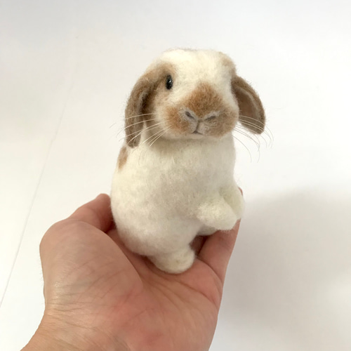 うさぎ 羊毛フェルト ロップイヤー ホーランドロップ ミニうさぎ