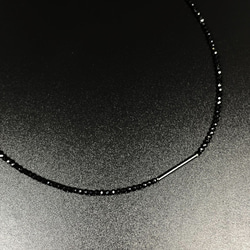 【コンビネーションが最高】K18ビーズ カットオニキス ヘマタイト 磁気 ネックレス ＳＰＫｎ２ 最高の贈り物 11枚目の画像